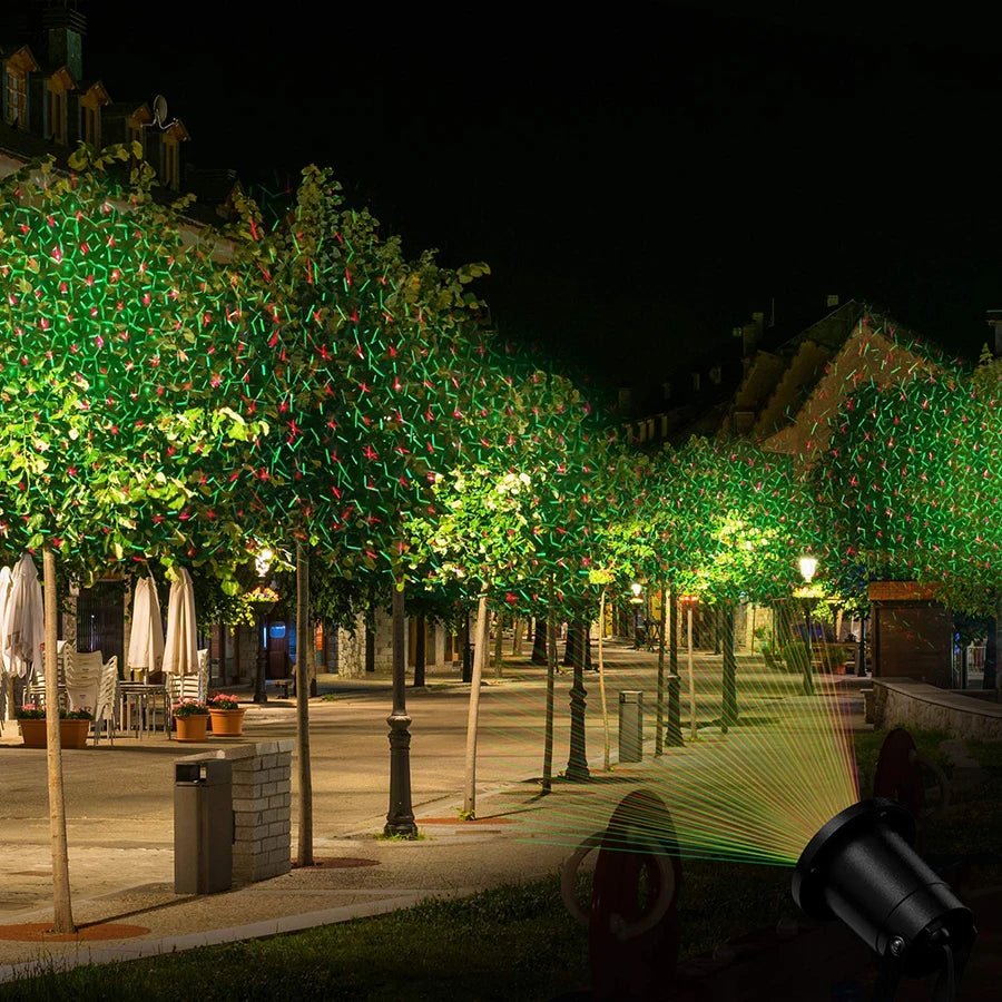 Garden Projector - LuminaGlow with Rotating Light Patterns