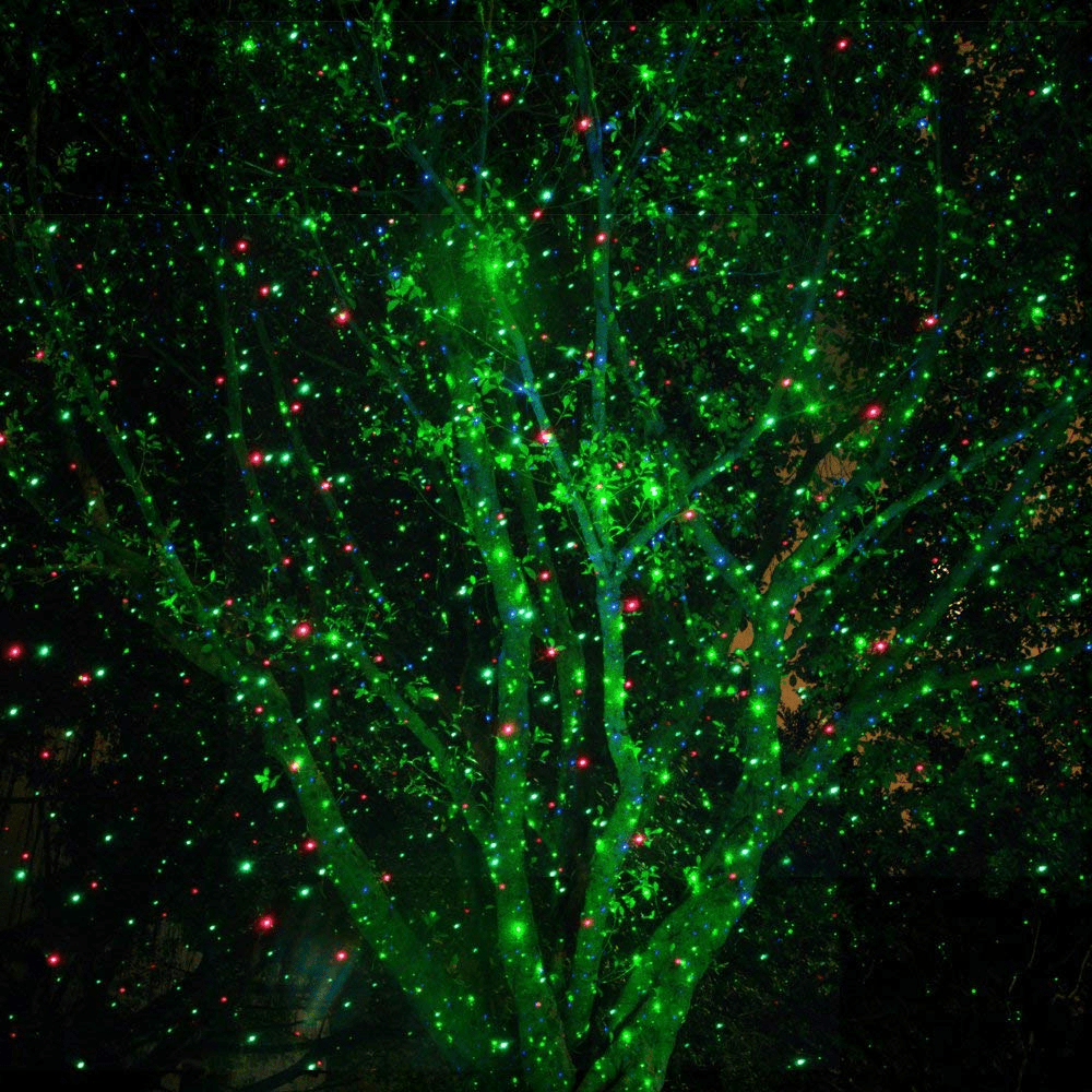 Garden Projector - LuminaGlow with Rotating Light Patterns