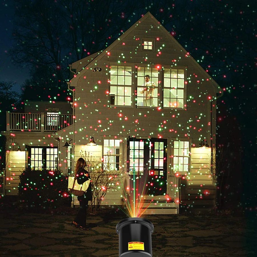 Garden Projector - LuminaGlow with Rotating Light Patterns