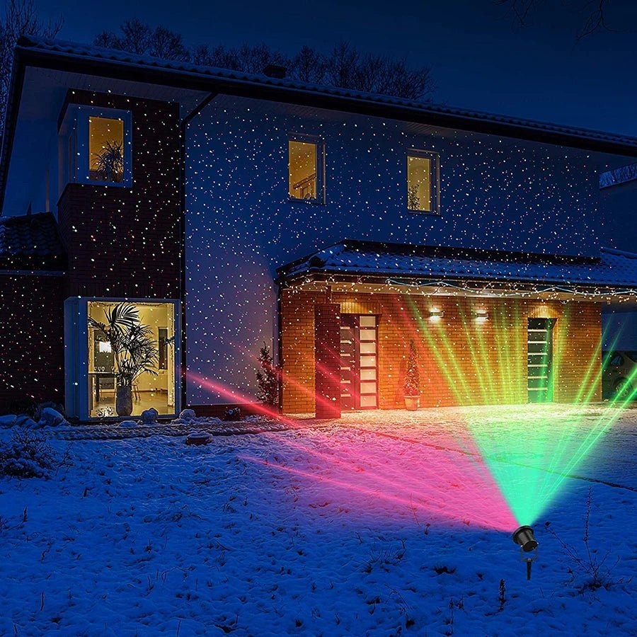 Garden Projector - LuminaGlow with Rotating Light Patterns