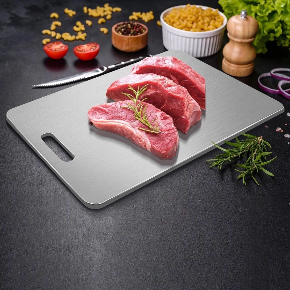 Stainless Steel Cutting Board - ChefCraft Pro