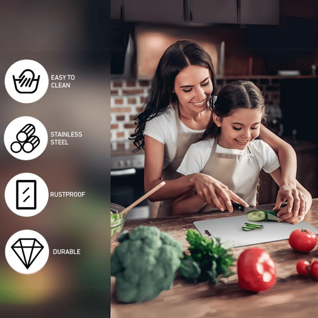 Stainless Steel Cutting Board - ChefCraft Pro