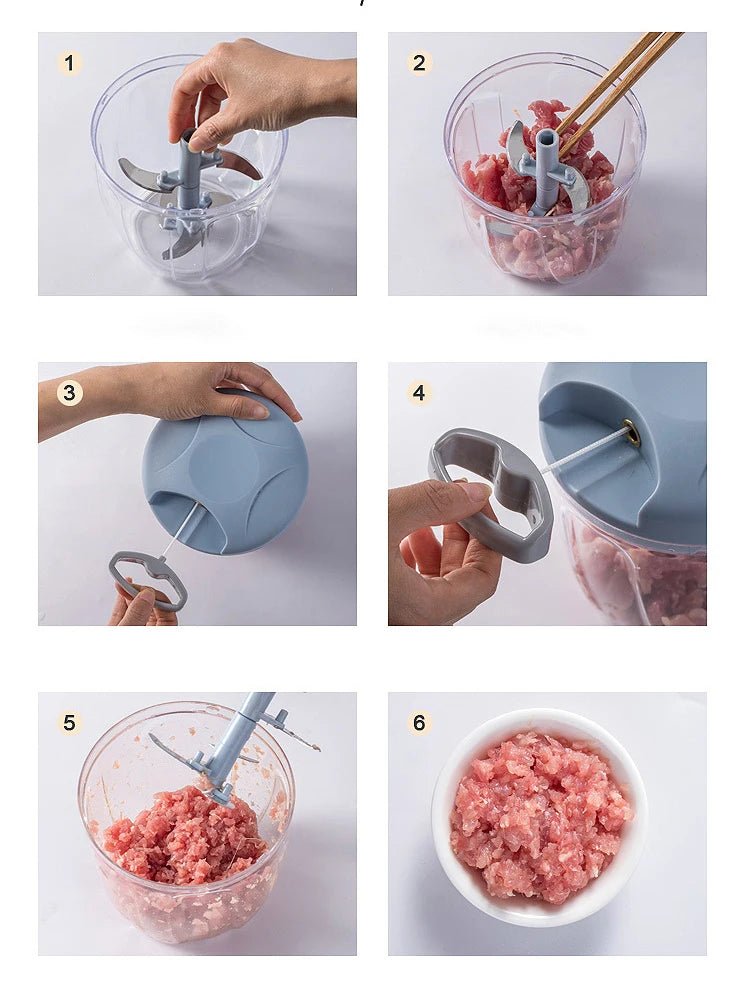 Meat Grinder - GourmetPro Versatile Handheld Kitchen Tool