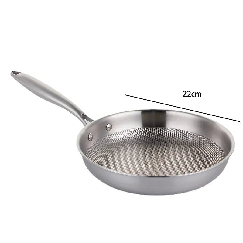 Stainless Steel Wok - Culinary Luxe Induction & Gas Compatible