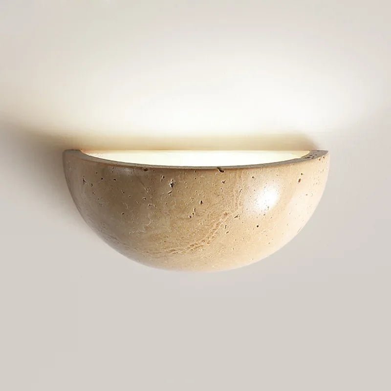 Luminous Stone Wall Light - AuraGlow