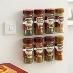 Spice Rack Organizer - CulinaryCraft Self-Adhesive Wall Mount
