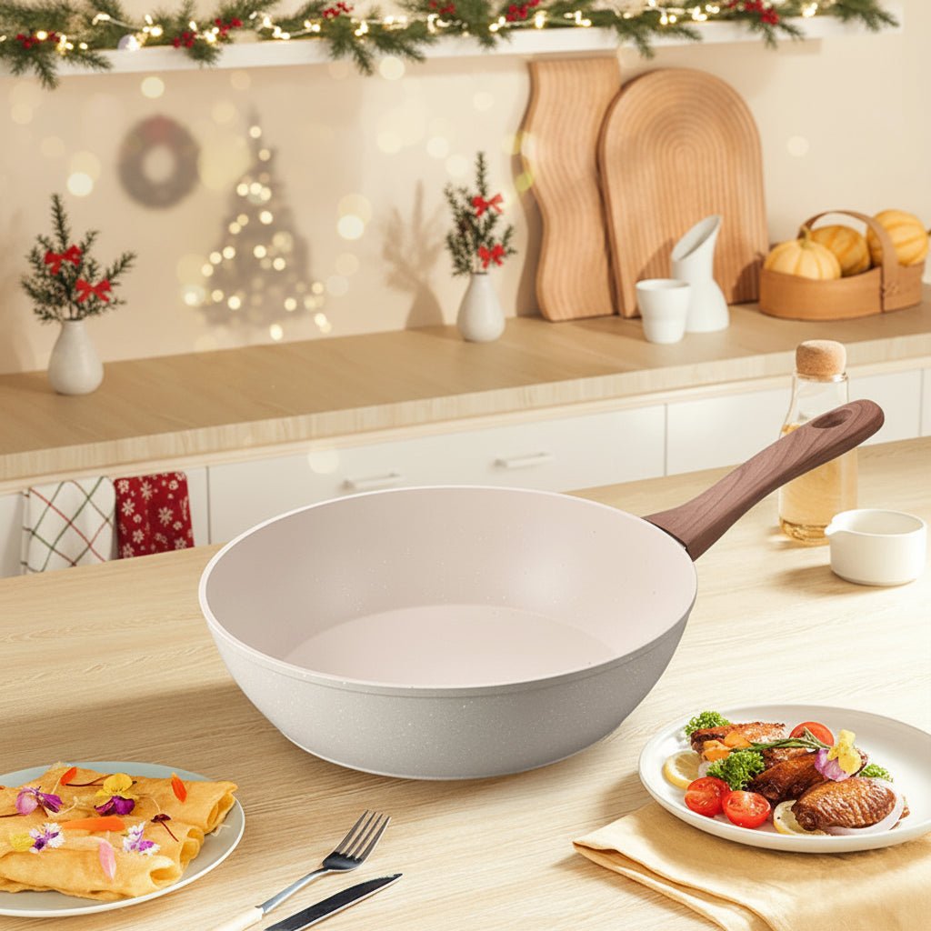 StoneChef Deep Non-Stick Pan - Premium Medical Stone Coating