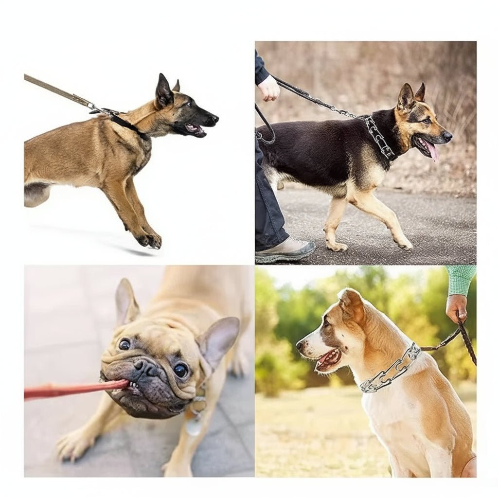 Prong Collar for Dogs - Canine Comfort Co. Adjustable Steel Design