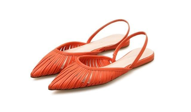 Pointed Toe Slip-On Sandals - LuxeStep Design