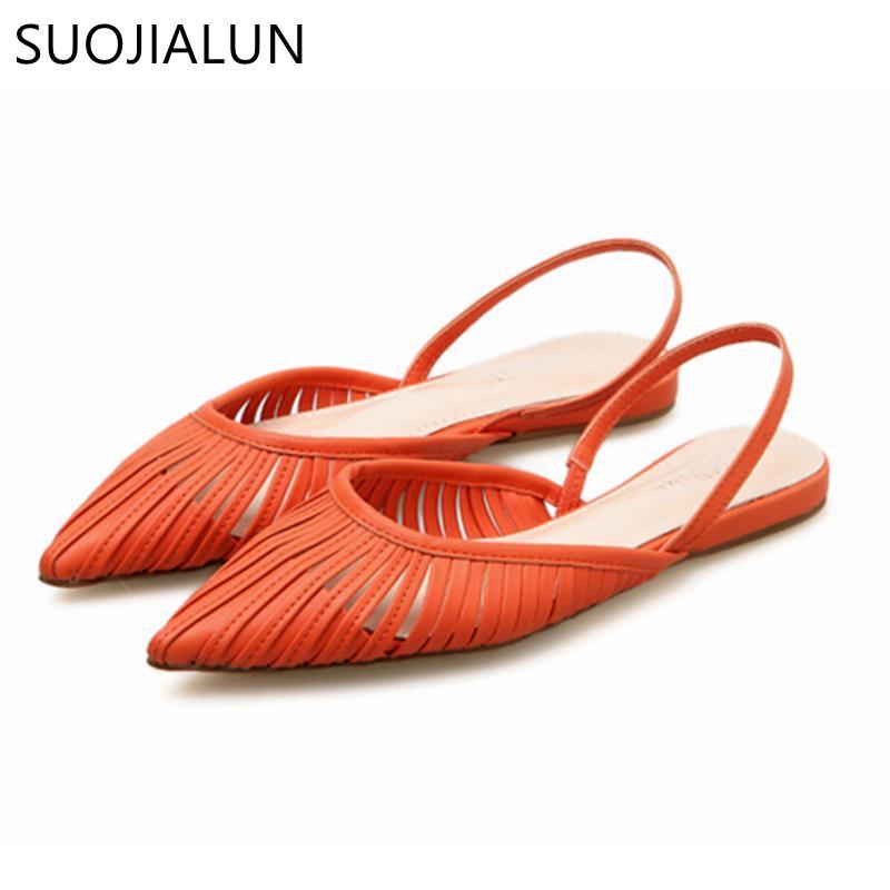 Pointed Toe Slip-On Sandals - LuxeStep Design