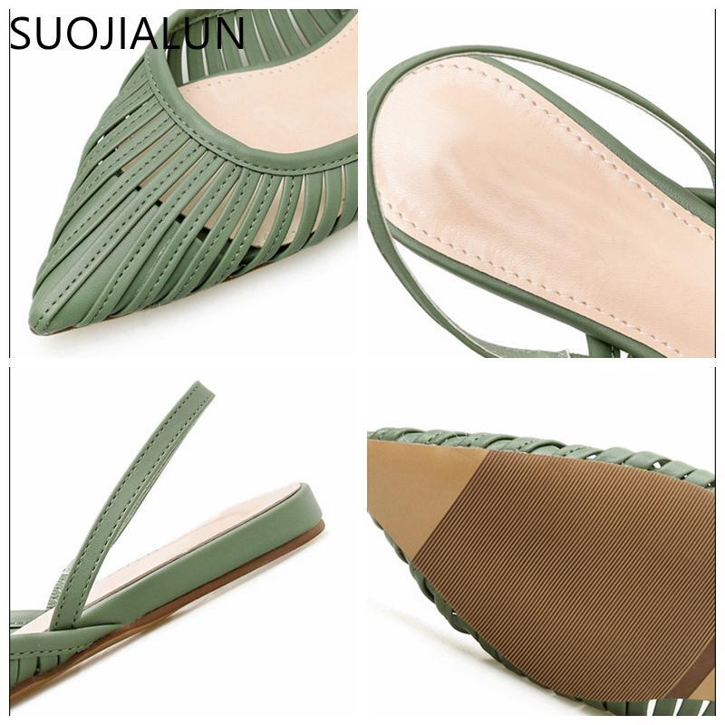 Pointed Toe Slip-On Sandals - LuxeStep Design