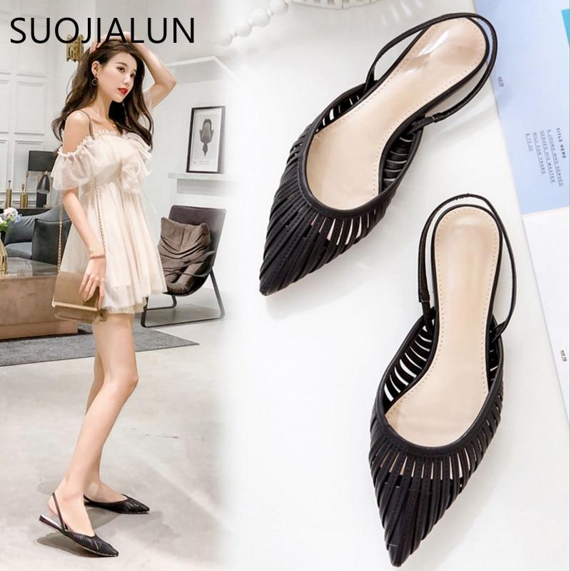 Pointed Toe Slip-On Sandals - LuxeStep Design