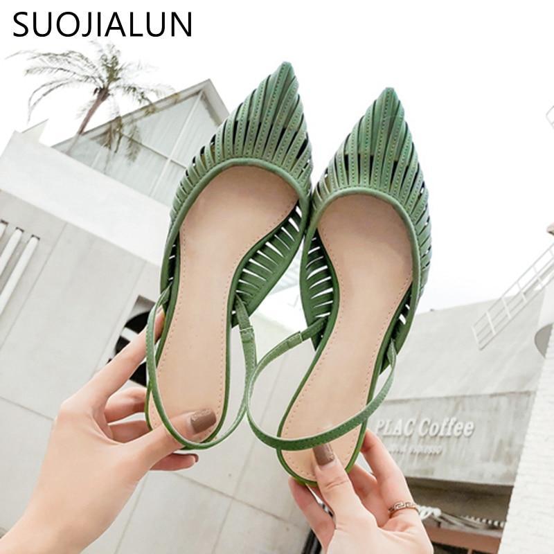 Pointed Toe Slip-On Sandals - LuxeStep Design