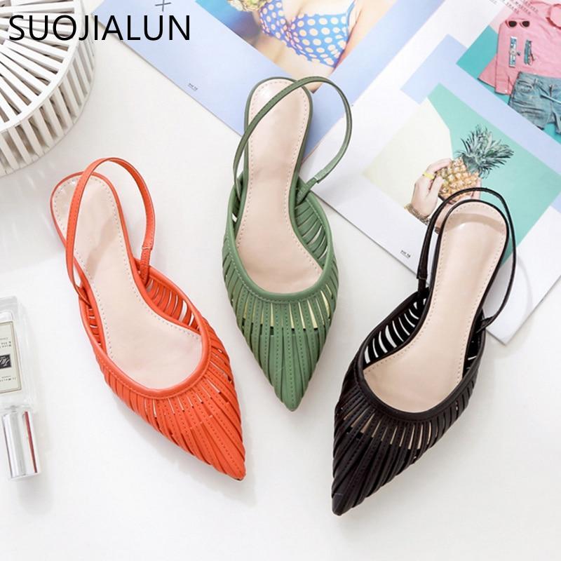 Pointed Toe Slip-On Sandals - LuxeStep Design