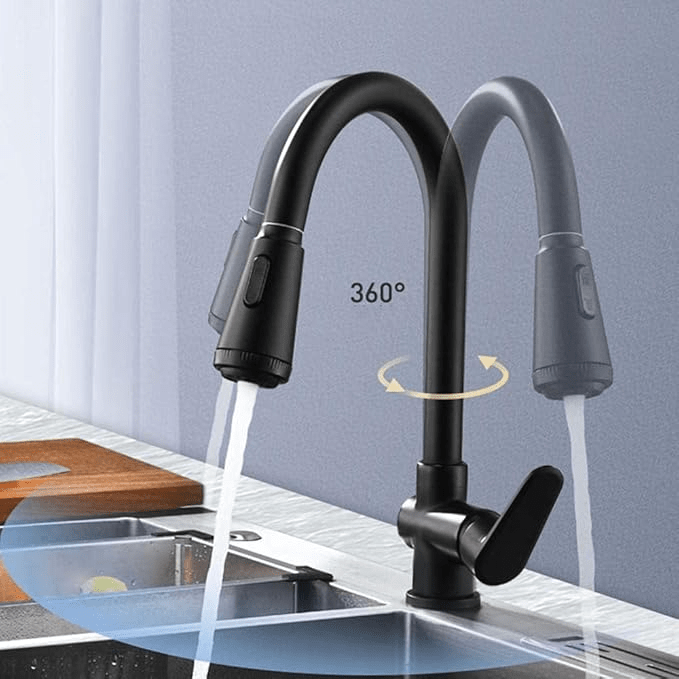 Touch Sensor Kitchen Faucet - LuxeFlow Modern Design