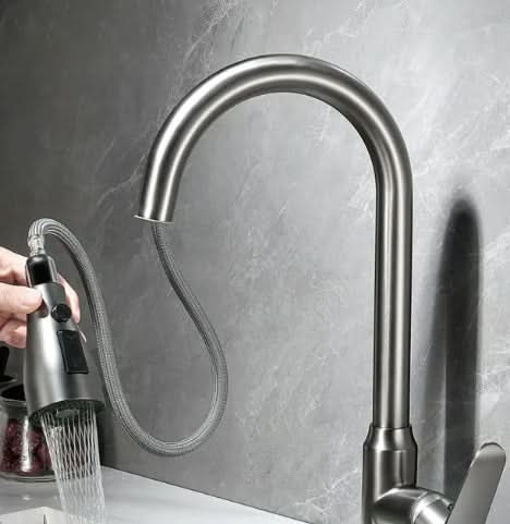 Touch Sensor Kitchen Faucet - LuxeFlow Modern Design