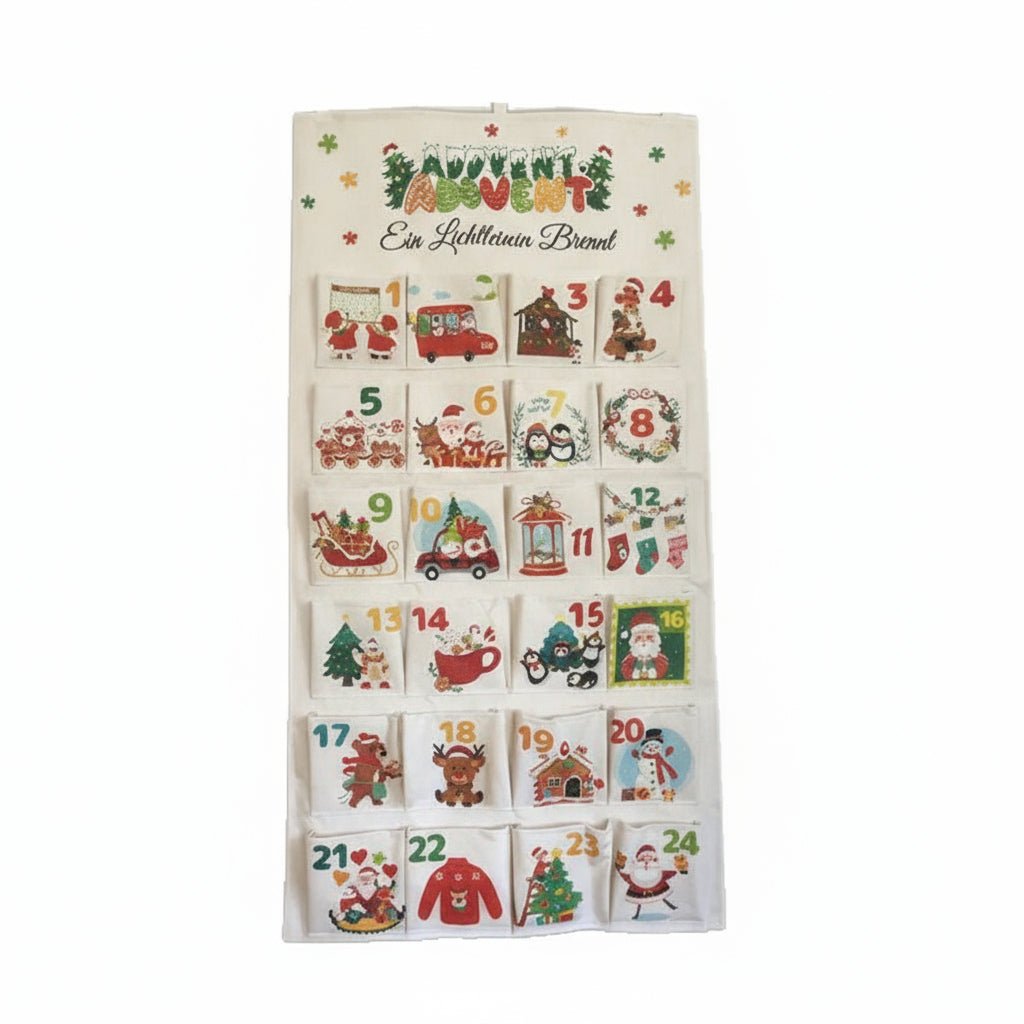 Advent Calendar Kit - JoyfulCrafts with 24 Pockets for DIY Fun