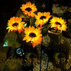 Solar Sunflower Lamp - LuminaGlow