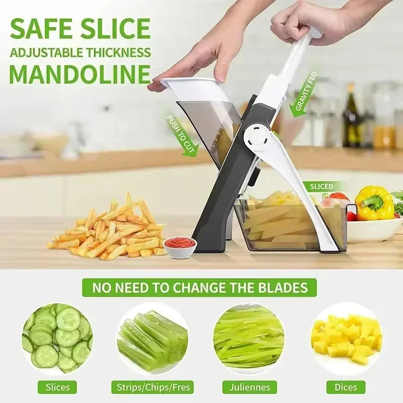 Versatile 5-in-1 Vegetable Slicer - FreshPrep Pro