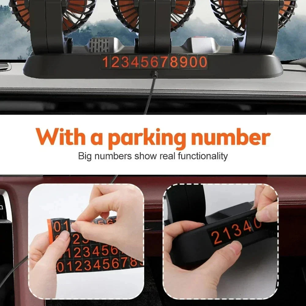 360° Adjustable Car Fan - AeroBreeze