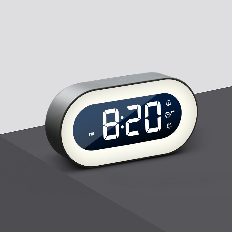 Smart Digital Alarm Clock with Night Light - Luminara