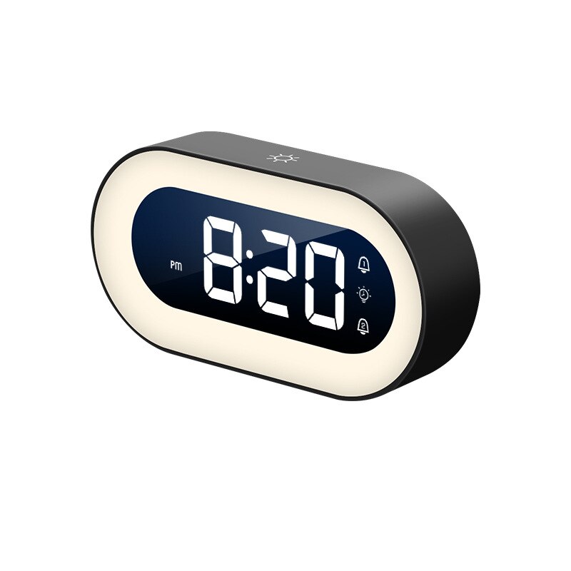 Smart Digital Alarm Clock with Night Light - Luminara
