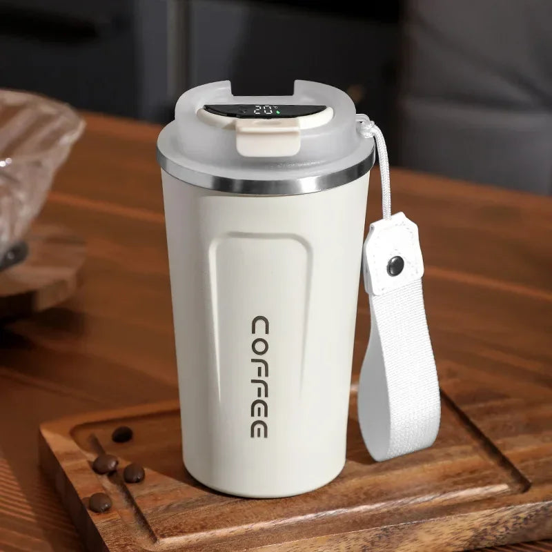 Smart Temperature Display Thermos Mug - LuxeMate