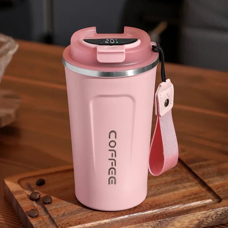 Smart Temperature Display Thermos Mug - LuxeMate