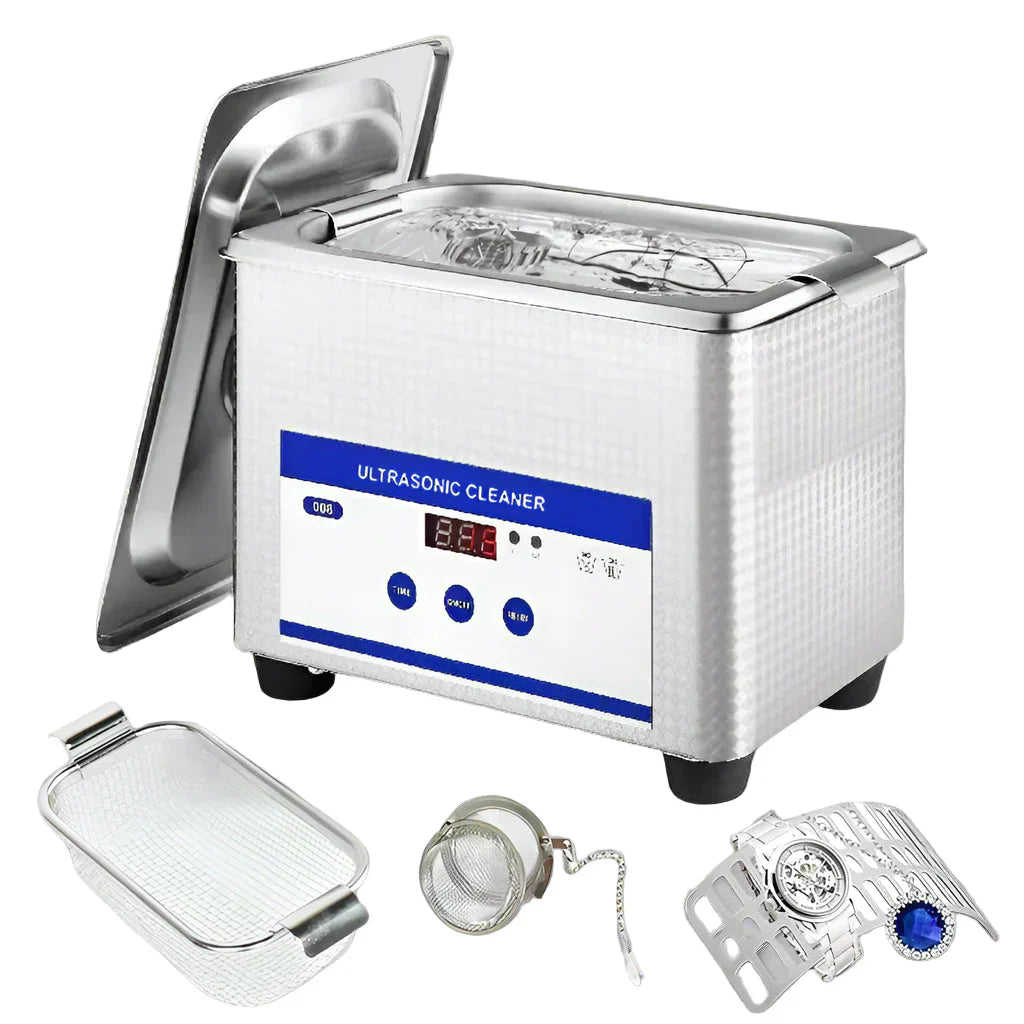 Ultrasonic Jewelry Cleaner - PureWave Stainless Steel Machine