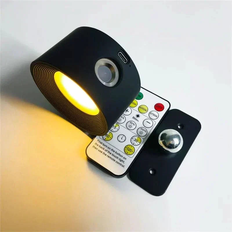 Wireless Rechargeable Wall Lamp - LuminaGlow