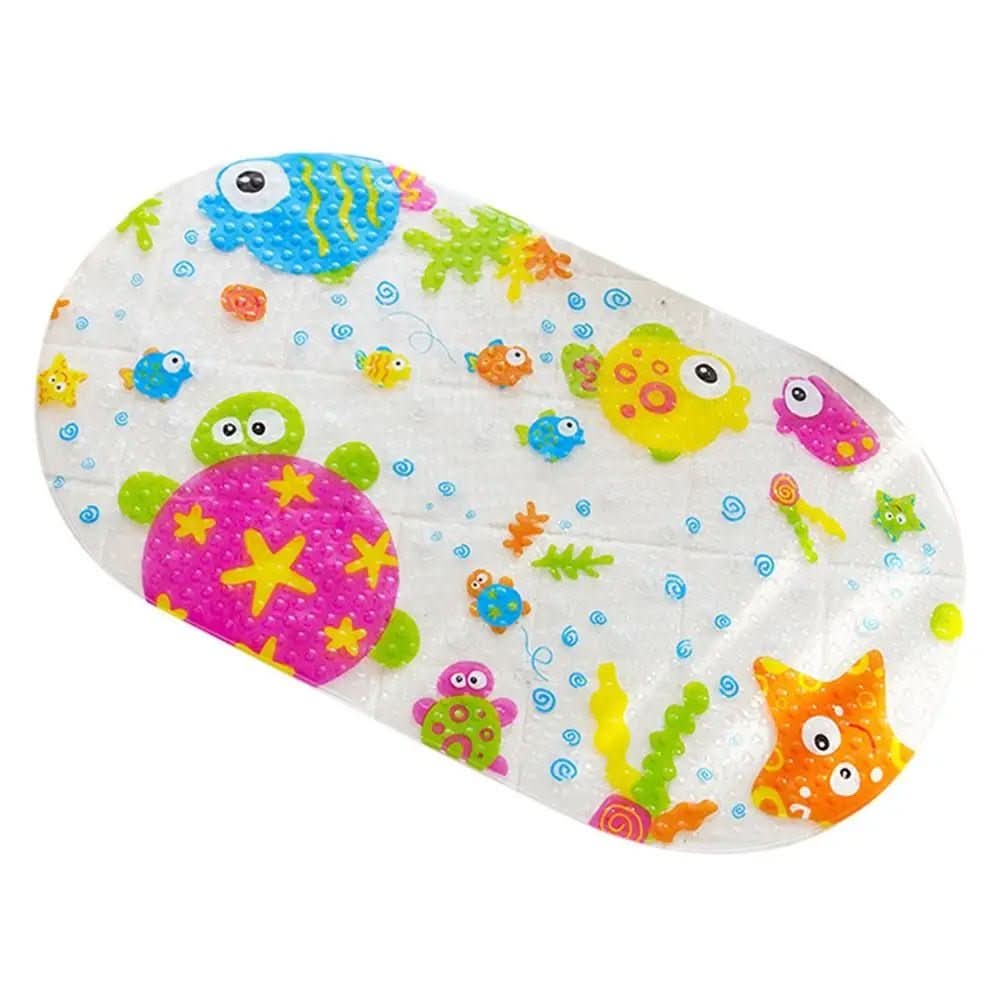 Non-Slip Bathtub Mat - AquaNest with Child-Friendly Designs