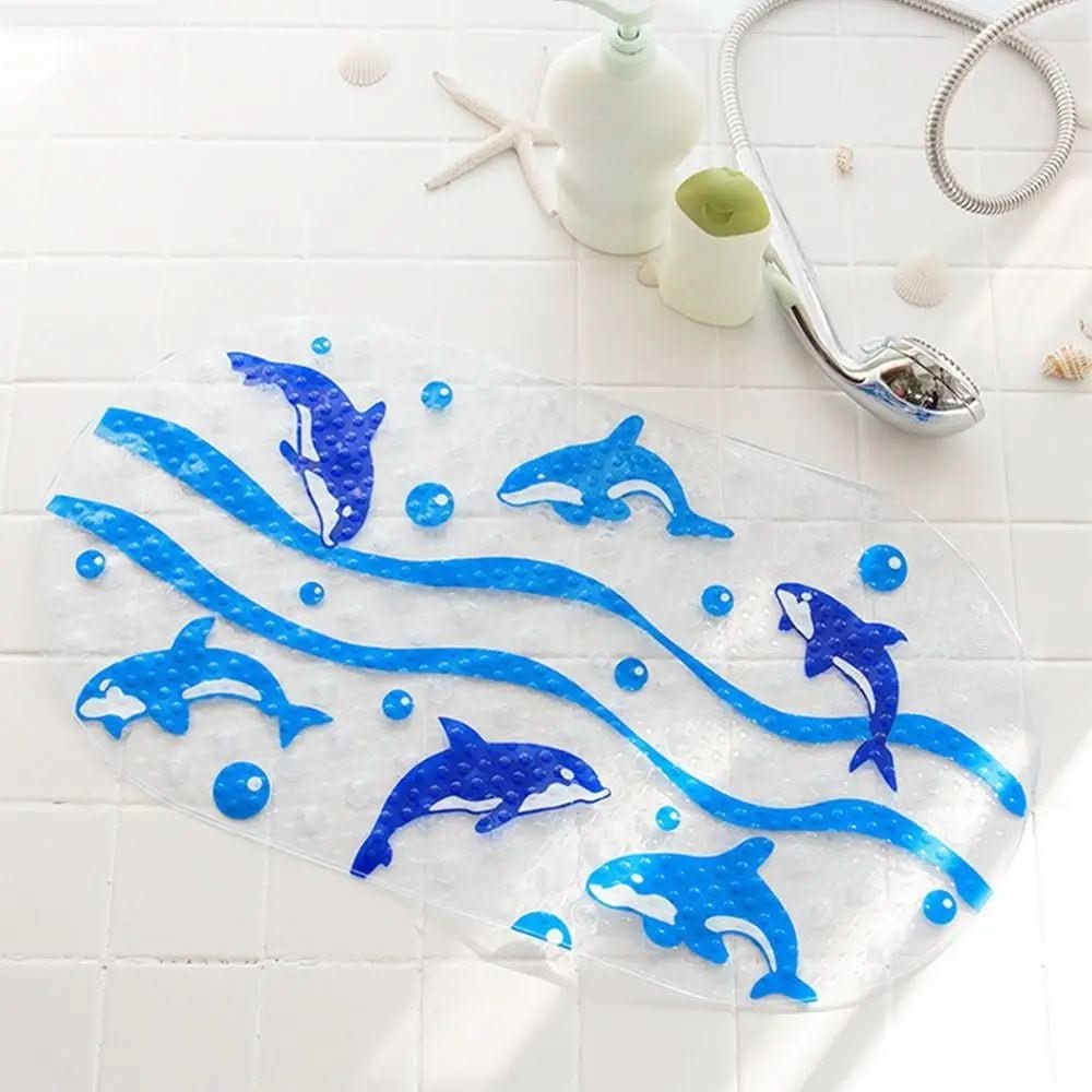 Non-Slip Bathtub Mat - AquaNest with Child-Friendly Designs