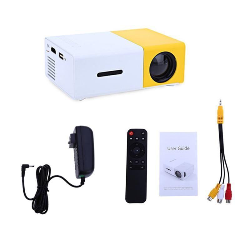 Mini LED Projector - LuxeBeam 600 Lumen HDMI Home Player