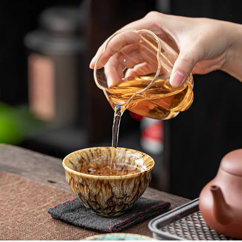 Ceramic Five Elements Tea Set - ZenAura Collection
