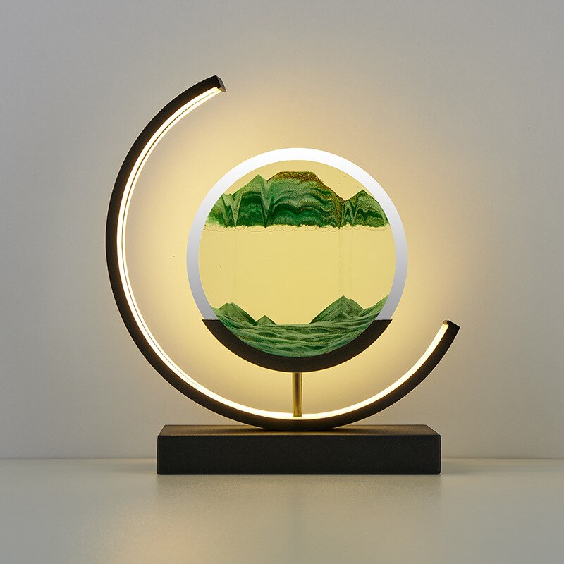 3D Sand Bowl Table Lamp - Luminara Luxe
