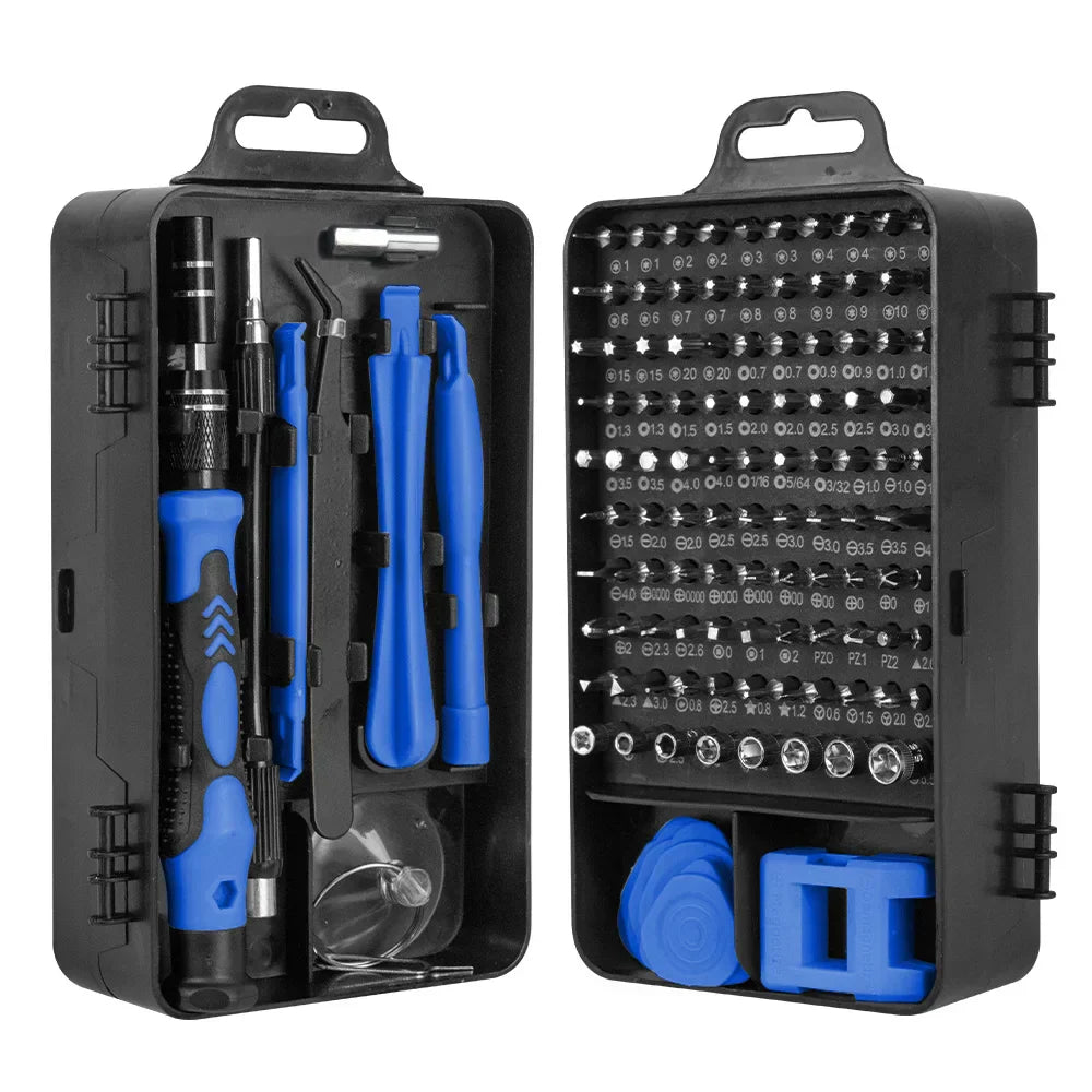 Precision Screwdriver Set - TechCraft Pro 115-in-1 with Magnetic Tools