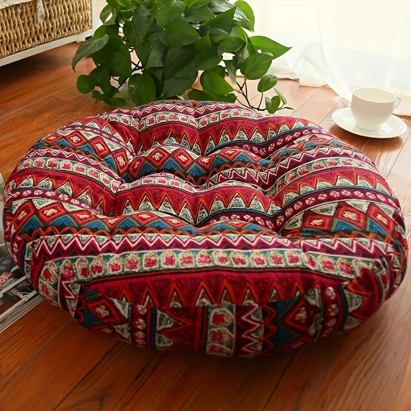 Boho Floor Cushion - LumaNest™ with Eco-Friendly Fabric