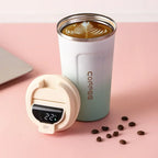 Smart Temperature Display Thermos Mug - LuxeMate