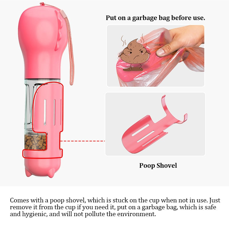 4 In 1 Pet Bottle - Pawsitive Essentials