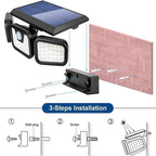 Solar Wall Lamp - LumaGlow with Motion Sensor
