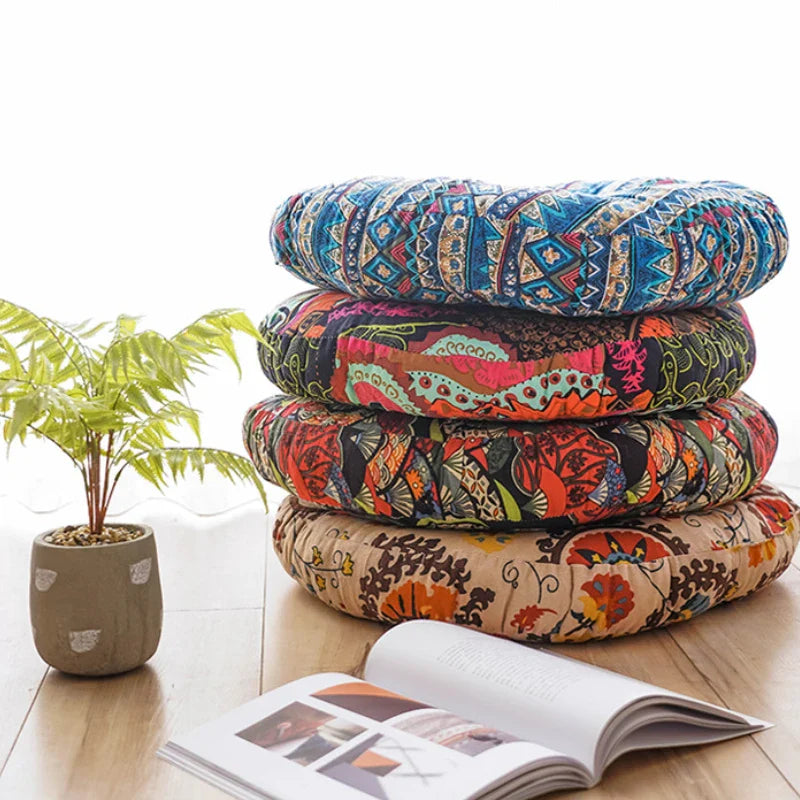 Boho Floor Cushion - LumaNest™ with Eco-Friendly Fabric