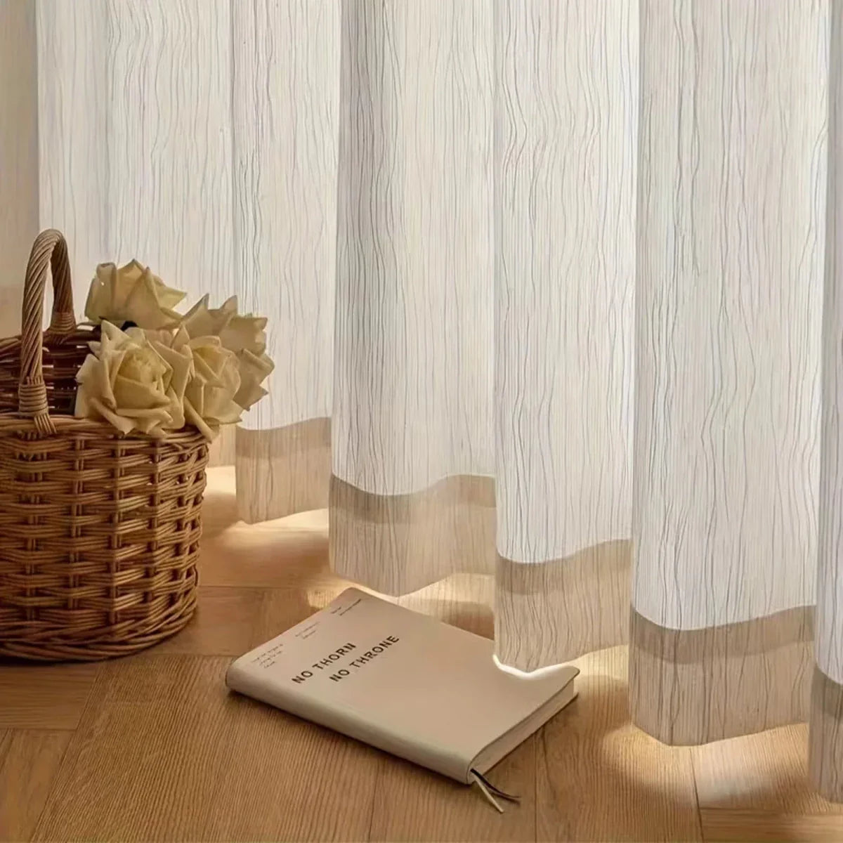 Wabi-Sabi Crinkle Curtains - Luminara Home Decor