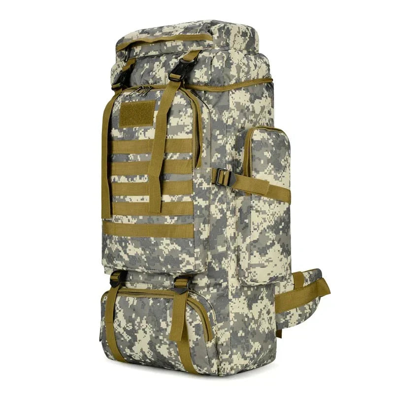 AdventurePro Large Waterproof Hiking Backpack - 80L Capacity