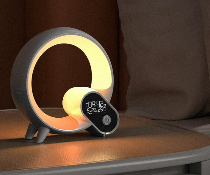 Color-Changing Smart Nightstand Lamp - LuminaGlow
