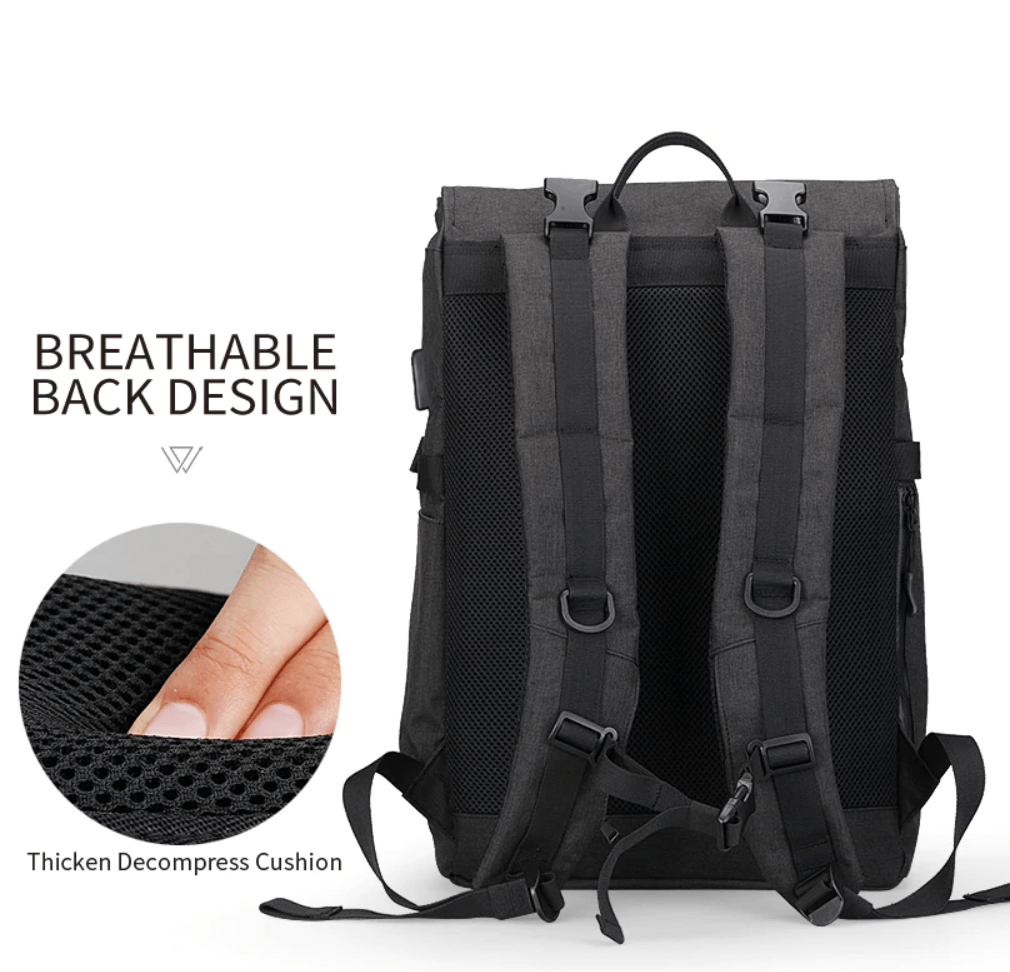 Large Capacity USB Backpack - ElevateGear
