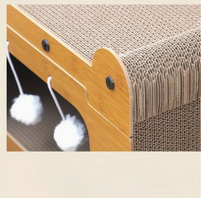 Cat House with Integrated Play Area - Purrfect Haven