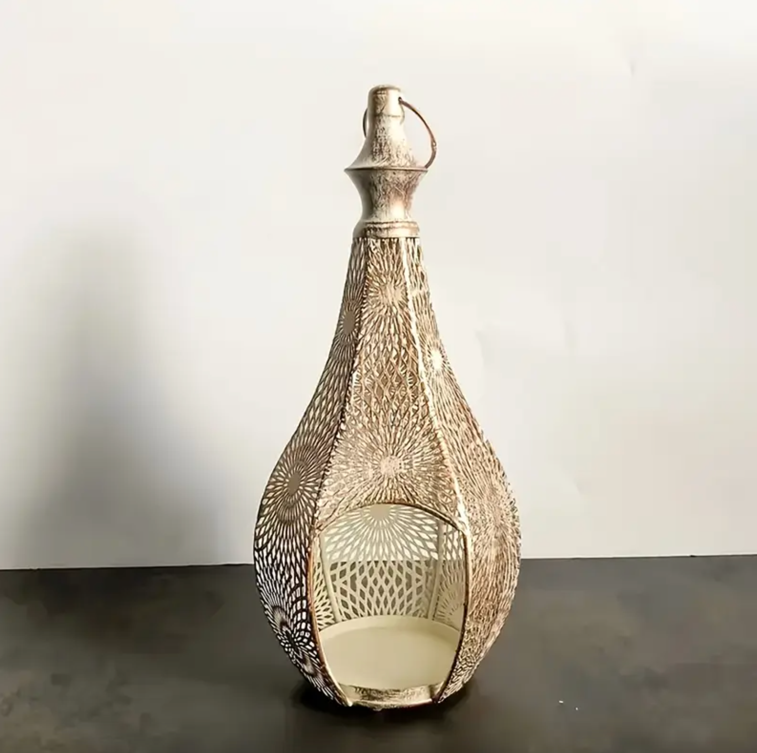 Vintage Lantern - LuminaCraft™ with Warm Glow Feature