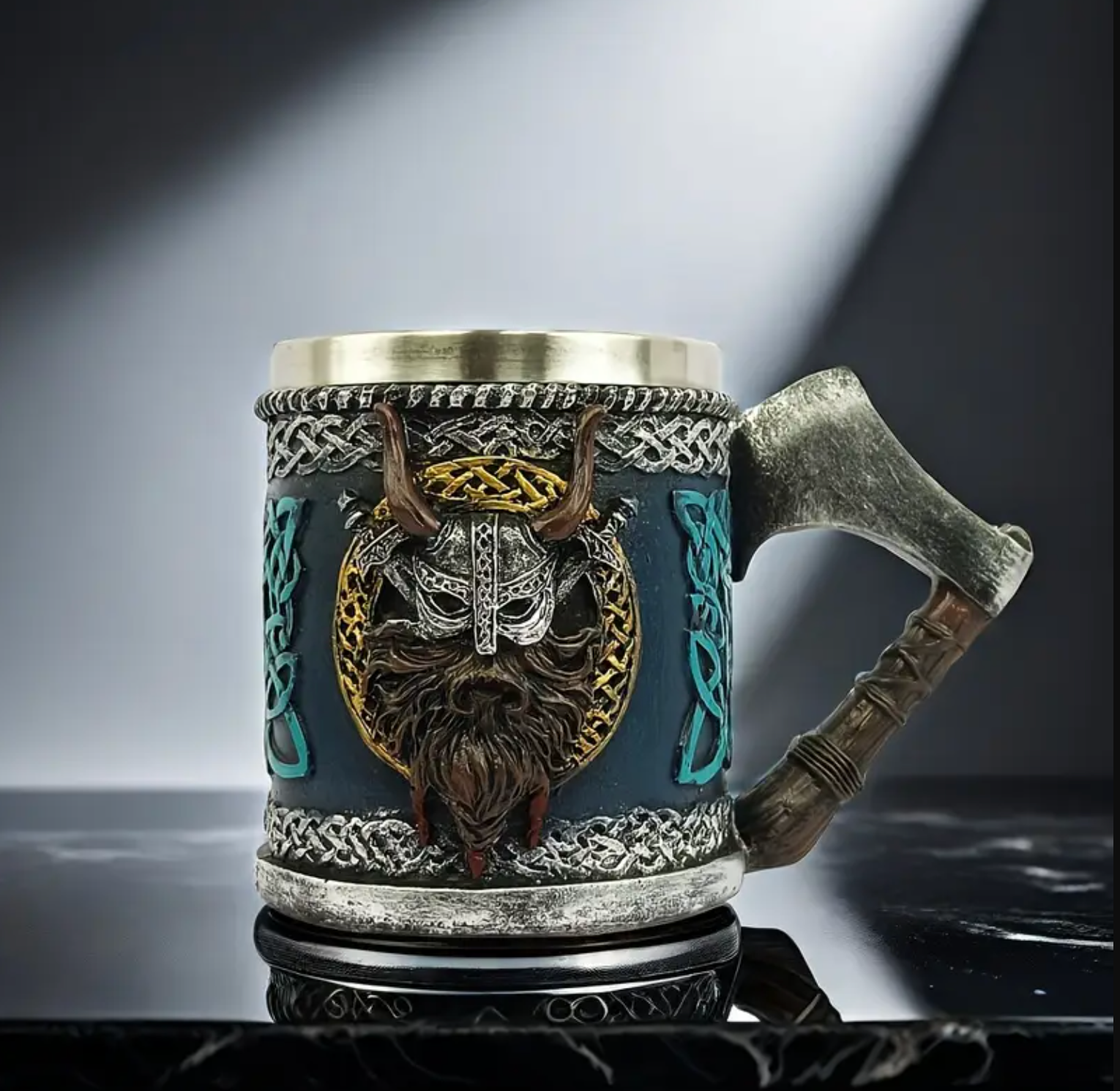 Viking Mug - NorseCraft™ with Durable Stoneware Design