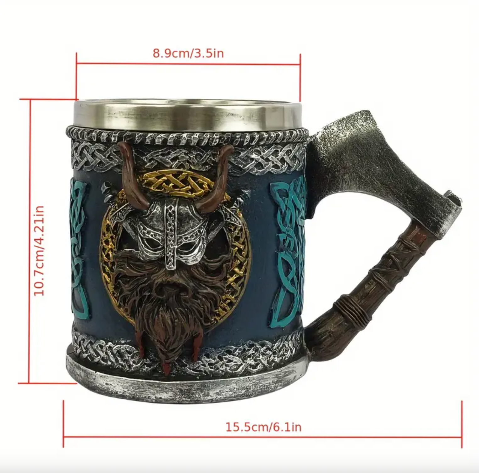 Viking Mug - NorseCraft™ with Durable Stoneware Design