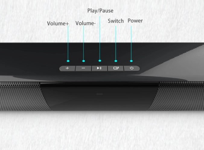 Bluetooth Soundbar Speaker System with FM & USB - SoundLux
